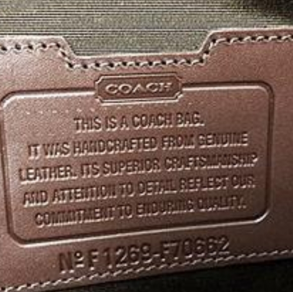 Vintage Coach Genuine Leather Embassy Briefcase 💼 - Picture 9 of 10